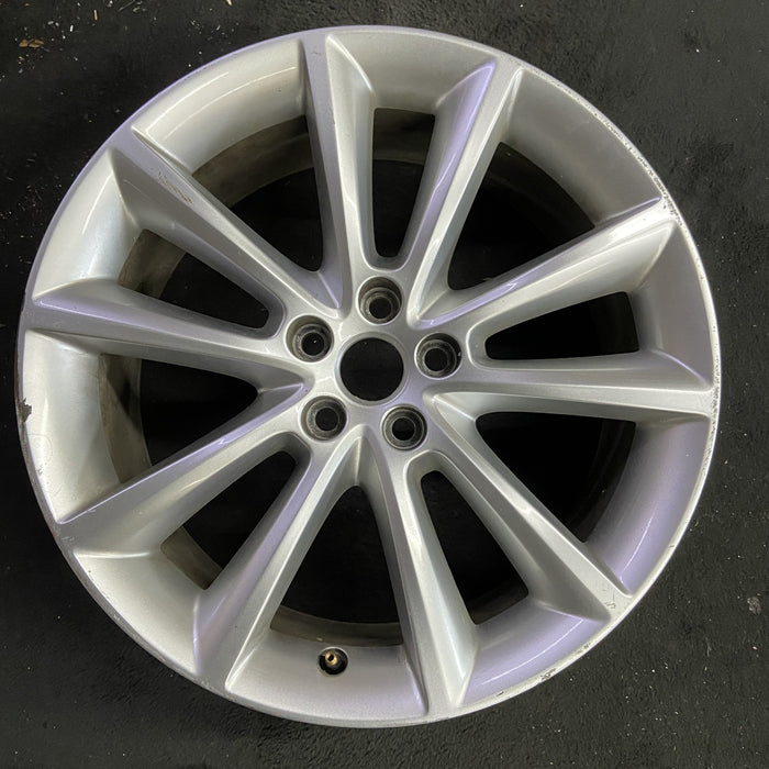 19" XF 16-18 19x8 , 10 spoke Original OEM Wheel Rim - Angle View