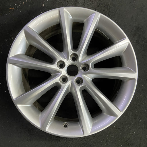 19" XF 16-18 19x8 , 10 spoke Original OEM Wheel Rim - Angle View