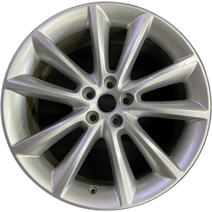 19" XF 16-18 19x8 , 10 spoke Original OEM Wheel Rim - Front View