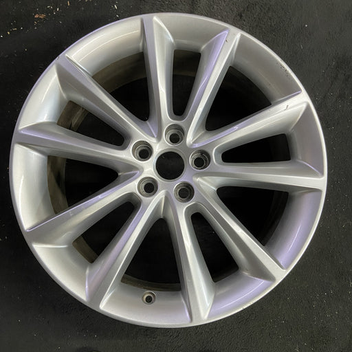 19" XF 16-18 19x8 , 10 spoke Original OEM Wheel Rim - Angle View