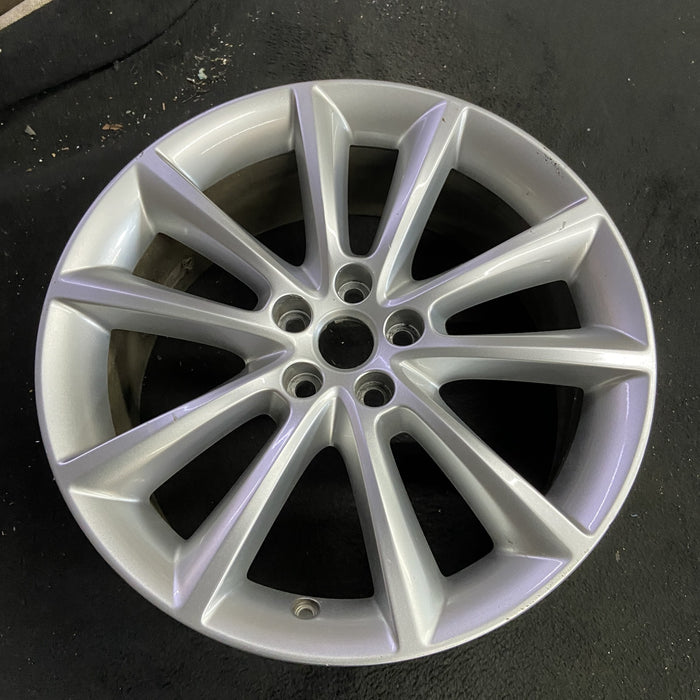 19" XF 16-18 19x8 , 10 spoke Original OEM Wheel Rim - Side Profile
