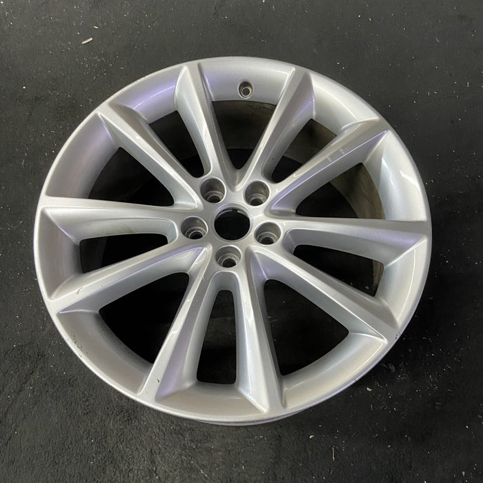 19" XF 16-18 19x8 , 10 spoke Original OEM Wheel Rim - Close-Up Detail