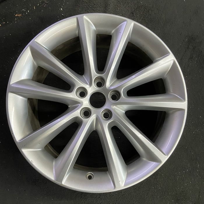 19" XF 16-18 19x8 , 10 spoke Original OEM Wheel Rim - Angle View
