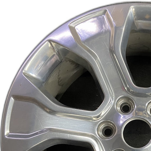 20" FORD F150 PICKUP 21-23 20x8.5 6 spoke polished Original OEM Wheel Rim - Angle View