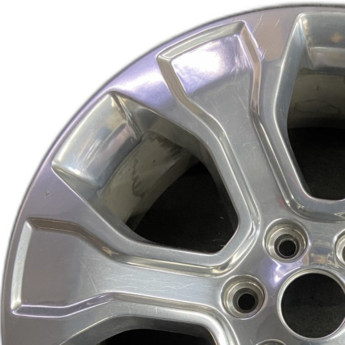 20" FORD F150 PICKUP 21-23 20x8.5 6 spoke polished Original OEM Wheel Rim - Angle View