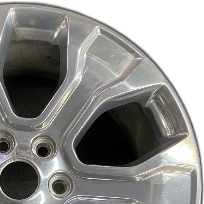 20" FORD F150 PICKUP 21-23 20x8.5 6 spoke polished Original OEM Wheel Rim - Side Profile