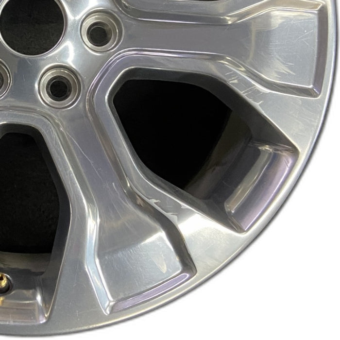 20" FORD F150 PICKUP 21-23 20x8.5 6 spoke polished Original OEM Wheel Rim - Close-Up Detail