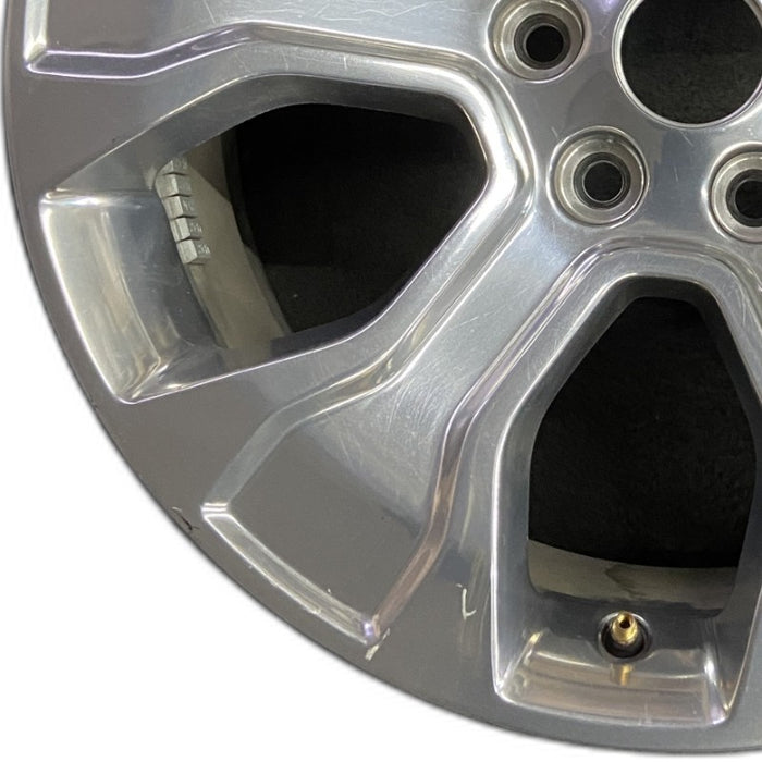 20" FORD F150 PICKUP 21-23 20x8.5 6 spoke polished Original OEM Wheel Rim - Back View