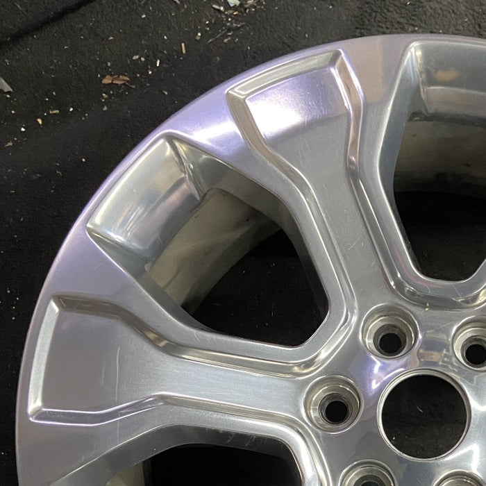 20" FORD F150 PICKUP 21-23 20x8.5 6 spoke polished Original OEM Wheel Rim - Side Profile