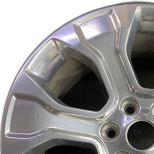 20" FORD F150 PICKUP 21-23 20x8.5 6 spoke polished Original OEM Wheel Rim - Angle View