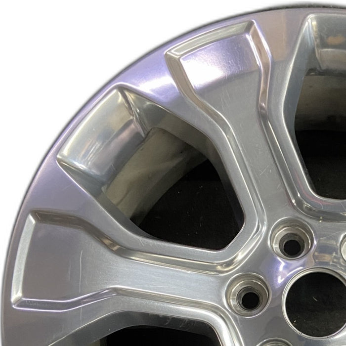 20" FORD F150 PICKUP 21-23 20x8.5 6 spoke polished Original OEM Wheel Rim - Angle View