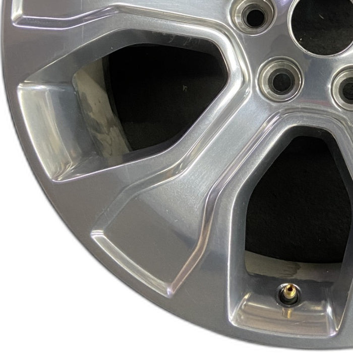 20" FORD F150 PICKUP 21-23 20x8.5 6 spoke polished Original OEM Wheel Rim - Back View