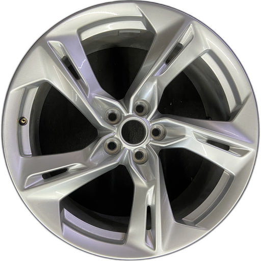 20" CAMARO 19-24 20x8.5, 5 twisted split spoke, bright silver Original OEM - Front View
