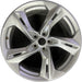 20" CAMARO 19-24 20x8.5, 5 twisted split spoke, bright silver Original OEM - Front View