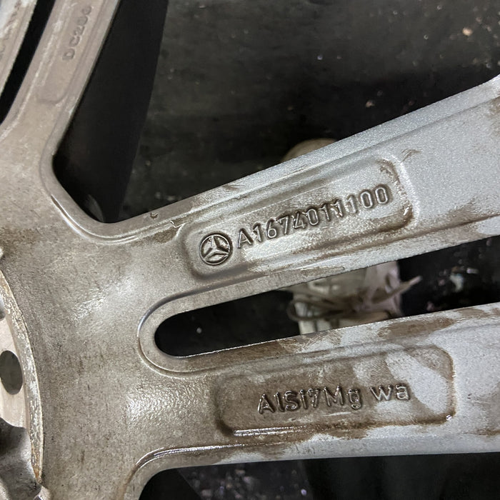 21" MERCEDES GLE-CLASS 20-22 167 Type, GLE350, 21x11, 5 twin spoke Original OEM Wheel Rim