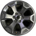 20" DODGE 1500 PICKUP 25 20x9, , 6 spoke, raised spoke, black Original OEM - Front View