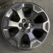 20" DODGE 1500 PICKUP 25 20x9, , 6 spoke, raised spoke, black Original OEM - Angle View