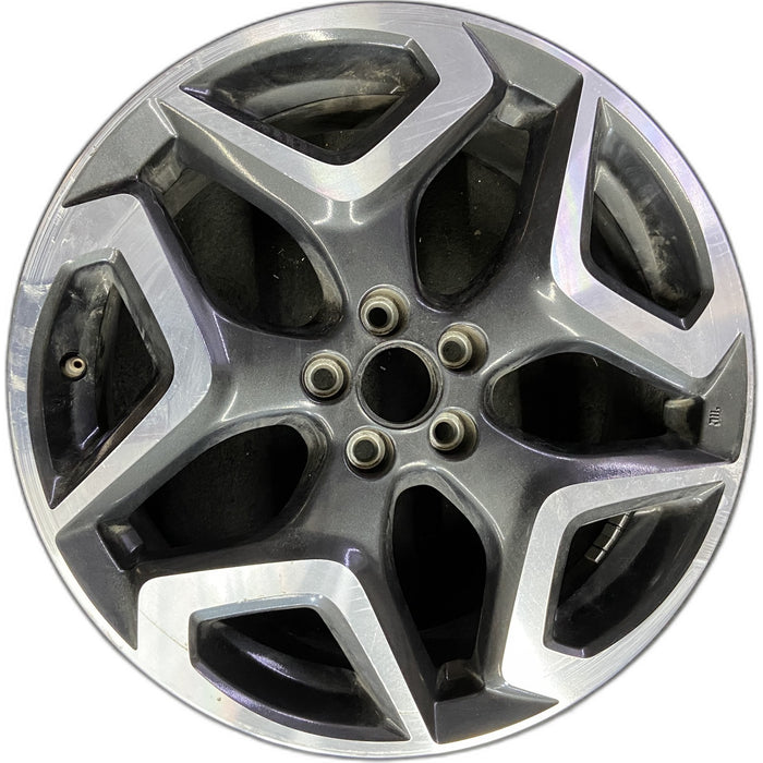 18" XV CROSSTREK 18 18x7 , w/machined face , dark gray Original OEM Wheel Rim