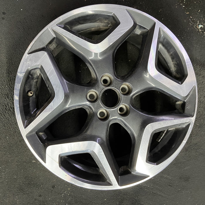 18" XV CROSSTREK 18 18x7 , w/machined face , dark gray Original OEM Wheel Rim