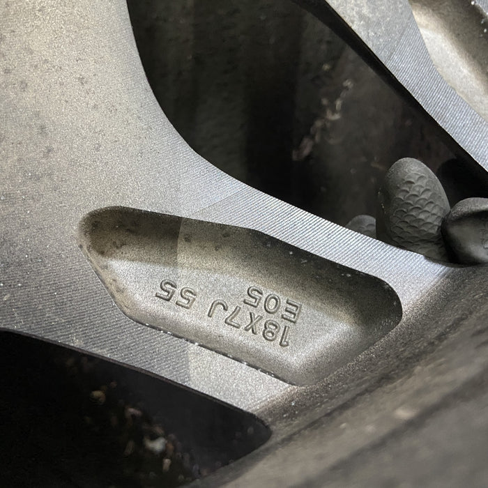 18" XV CROSSTREK 18 18x7 , w/machined face , dark gray Original OEM Wheel Rim