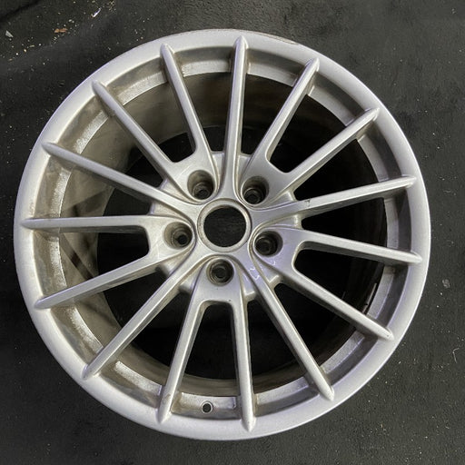 20" PORSCHE PANAMERA 10-13 alloy 20x11.5 15 spoke magnesium finish Original OEM - Front View