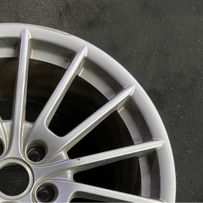 20" PORSCHE PANAMERA 10-13 alloy 20x11.5 15 spoke magnesium finish Original OEM - Close-Up Detail