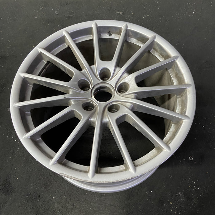 20" PORSCHE PANAMERA 10-13 , 20x11.5, , magnesium finish Original OEM Wheel Rim - Close-Up Detail