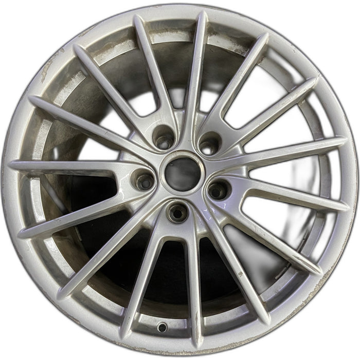 20" PORSCHE PANAMERA 10-13 , 20x11.5, , magnesium finish Original OEM Wheel Rim - Front View