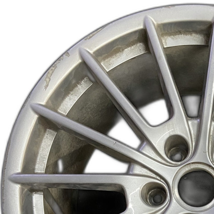 20" PORSCHE PANAMERA 10-13 alloy 20x11.5 15 spoke magnesium finish Original OEM - Angle View