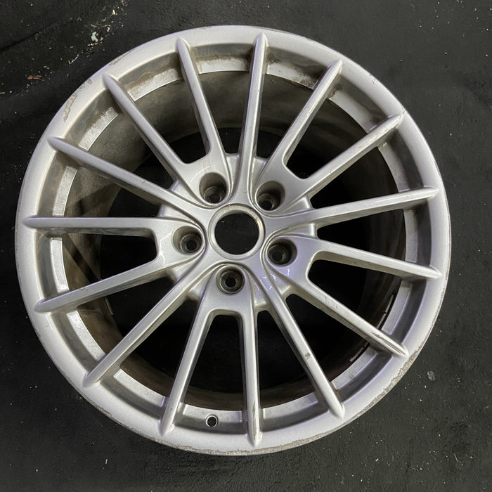 20" PORSCHE PANAMERA 10-13 , 20x11.5, , magnesium finish Original OEM Wheel Rim - Angle View