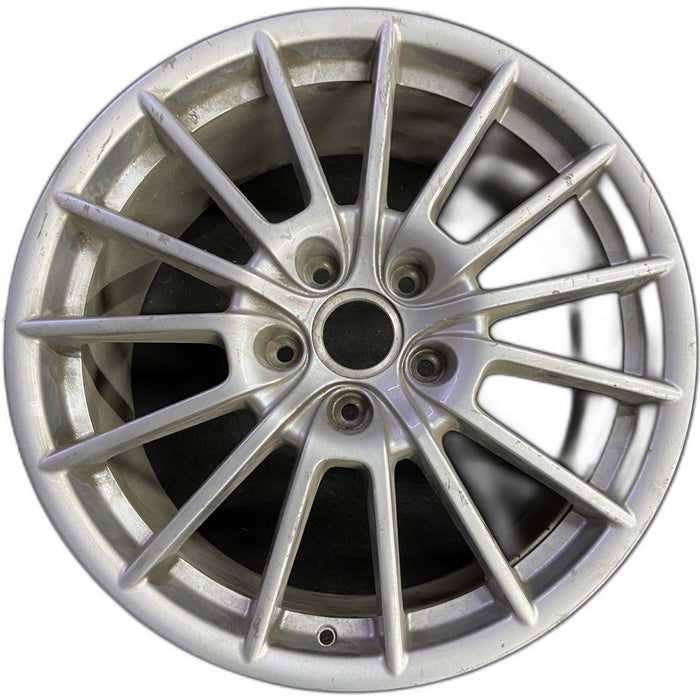 20" PORSCHE PANAMERA 10-16 , 20x9.5, 15 spoke, magnesium finish Original OEM - Front View