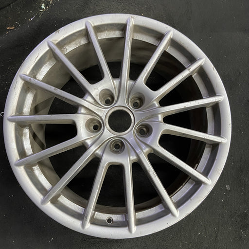 20" PORSCHE PANAMERA 10-16 , 20x9.5, 15 spoke, magnesium finish Original OEM - Angle View