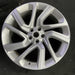 21" RANGE ROVER SPORT 18-22 21x9.5 , 5 spoke , silver Original OEM Wheel Rim - Angle View