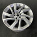 21" RANGE ROVER SPORT 18-22 21x9.5 , 5 spoke , silver Original OEM Wheel Rim - Close-Up Detail
