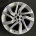 21" RANGE ROVER SPORT 18-22 21x9.5 , 5 spoke , silver Original OEM Wheel Rim - Angle View