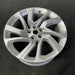 21" RANGE ROVER SPORT 18-22 21x9.5 , 5 spoke , silver Original OEM Wheel Rim - Close-Up Detail