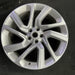 21" RANGE ROVER SPORT 18-22 21x9.5 , 5 spoke , silver Original OEM Wheel Rim - Angle View