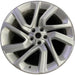 21" RANGE ROVER SPORT 18-22 21x9.5 , 5 spoke , silver Original OEM Wheel Rim - Front View