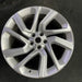 21" RANGE ROVER SPORT 18-22 21x9.5 , 5 spoke , silver Original OEM Wheel Rim - Angle View