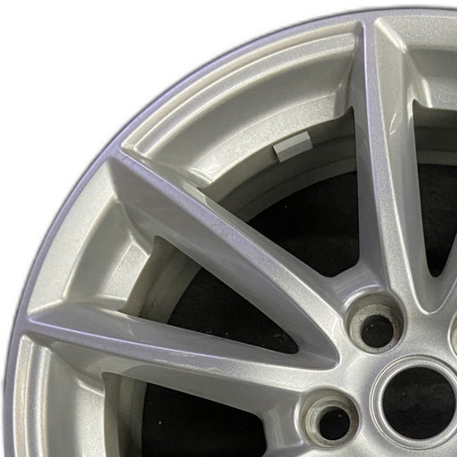 19" RANGE ROVER 13-17 alloy 19x7.5 10 spoke 5 split spoke Original OEM Wheel Rim - Angle View