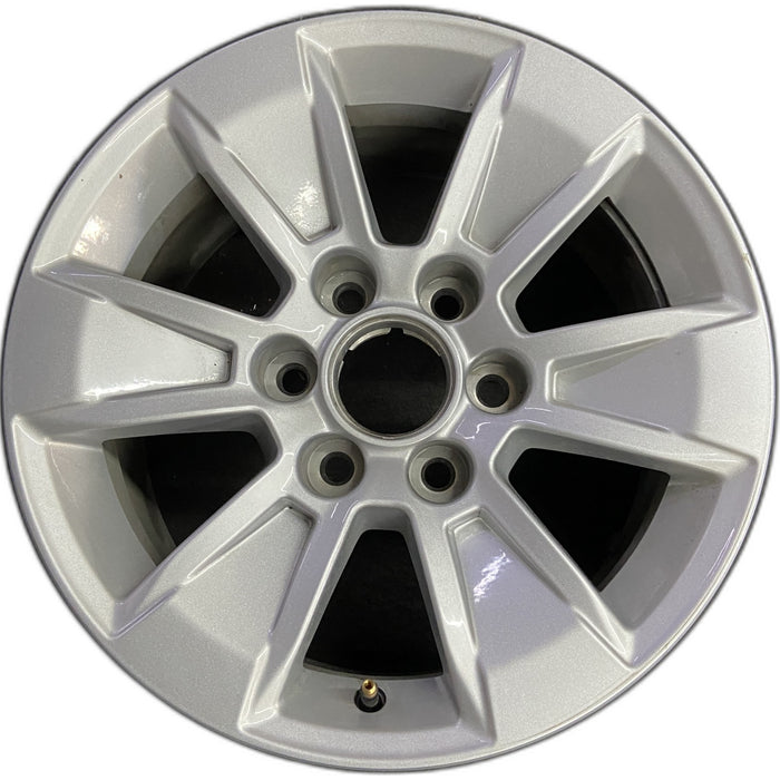17" SIERRA 1500 PICKUP 19 , 17x8, alloy Original OEM Wheel Rim - Front View