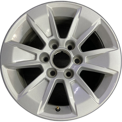 17" SIERRA 1500 PICKUP 19 , 17x8, alloy Original OEM Wheel Rim - Front View