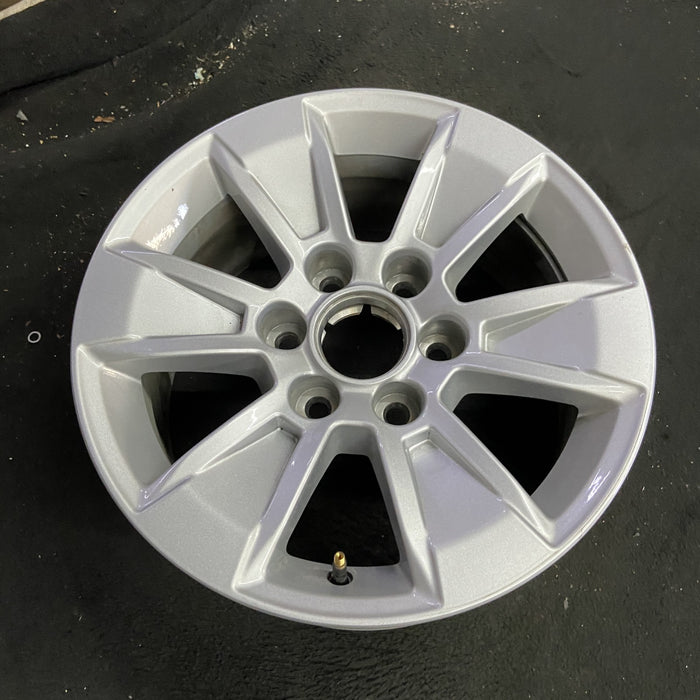 17" SIERRA 1500 PICKUP 19 , 17x8, alloy Original OEM Wheel Rim - Side Profile