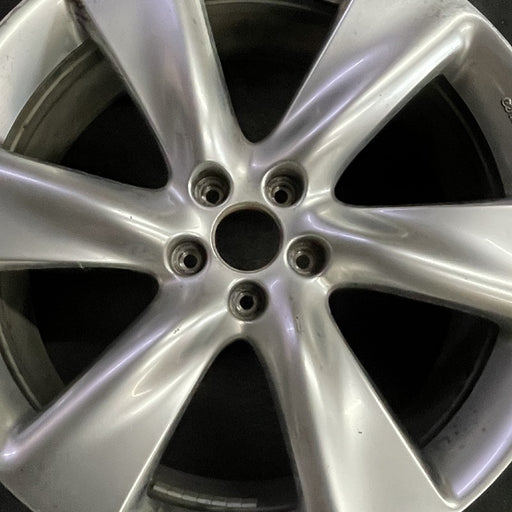 21" INFINITI FX SERIES 09 21x9.5 alloy 6 spoke Original OEM Wheel Rim - Angle View