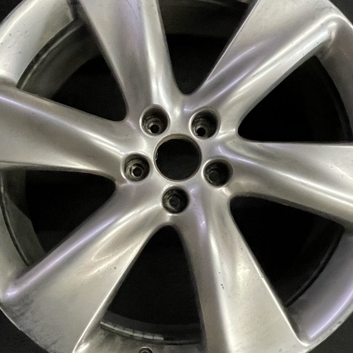 21" INFINITI FX SERIES 09 21x9.5 alloy 6 spoke Original OEM Wheel Rim - Angle View