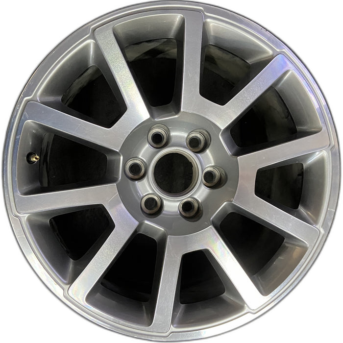 20" SIERRA 1500 PICKUP 16 20x9, 10 spoke, ultra bright machined Original OEM - Front View