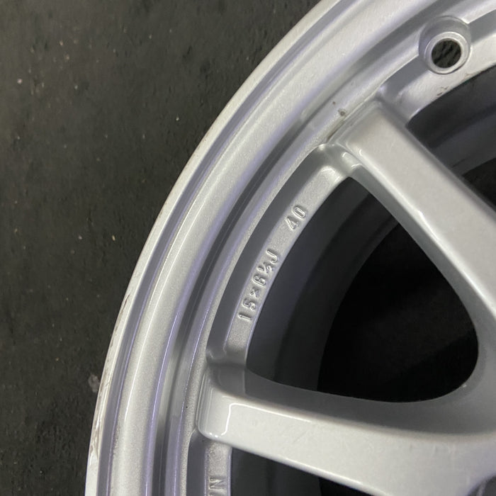 15" PRIUS 16-18 Prius , 15x6.5 , Original OEM Wheel Rim - Back View
