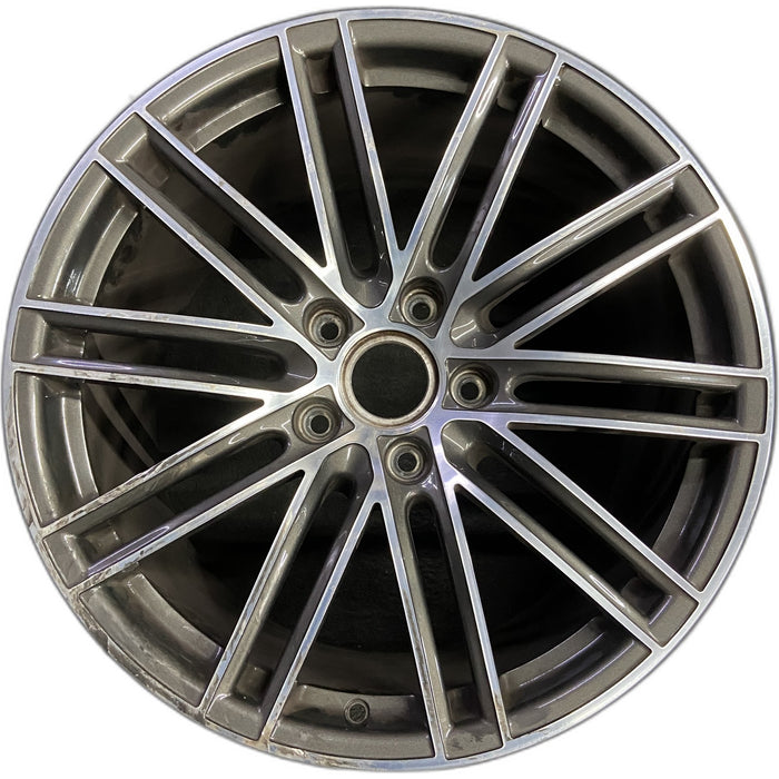 20" PORSCHE 911 17-19 20x11.5, 10 double spoke Original OEM Wheel Rim - Front View