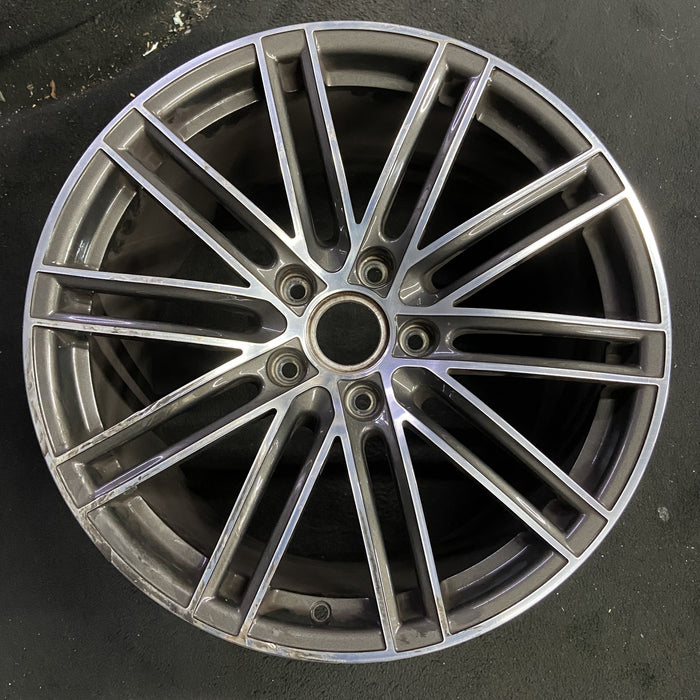 20" PORSCHE 911 17-19 20x11.5, 10 double spoke Original OEM Wheel Rim - Angle View