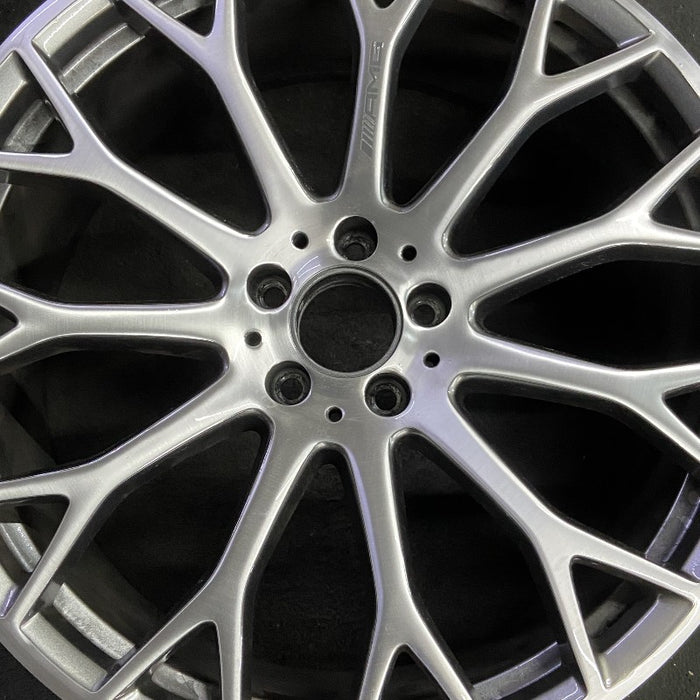 21" MERCEDES S-CLASS 22-25 232 Type SL models 21x9.5 Y spoke 11 spoke silver - Angle View